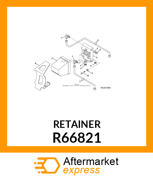CLAMP, SPRING R66821