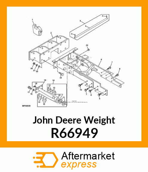 WEIGHT, WEIGHT, 40# QUIK R66949