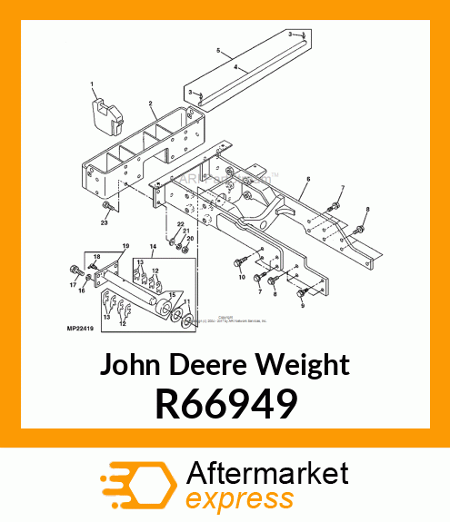 WEIGHT, WEIGHT, 40# QUIK R66949