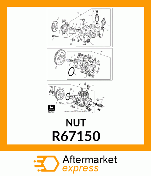 NUT R67150