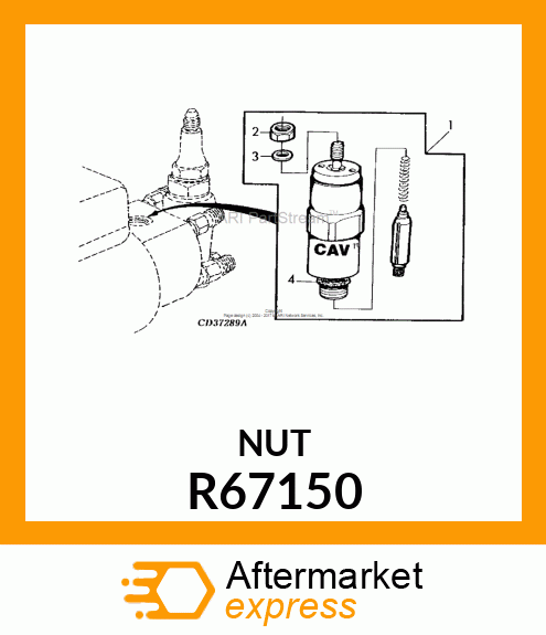 NUT R67150