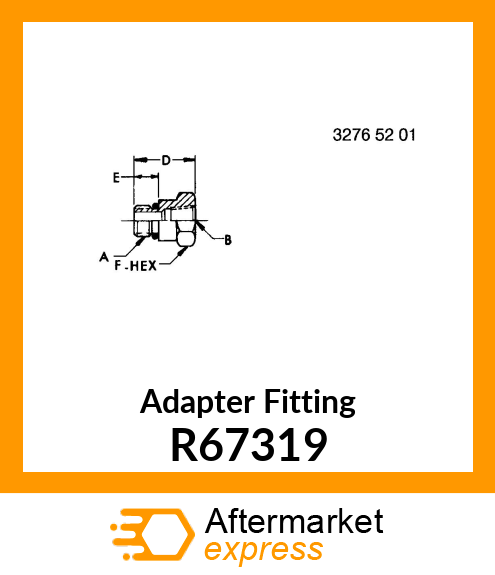 Adapter Fitting R67319
