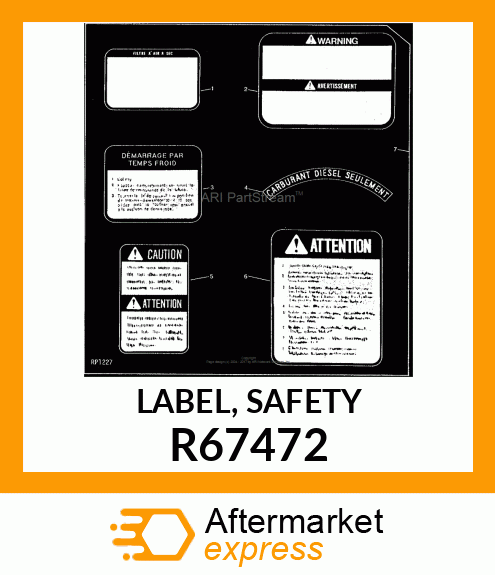 LABEL, SAFETY R67472