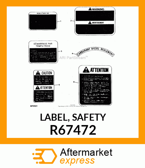 LABEL, SAFETY R67472