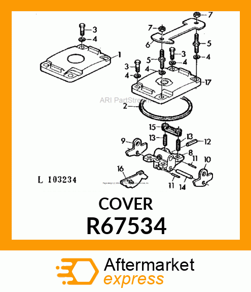 COVER, SCV HOUSING R67534