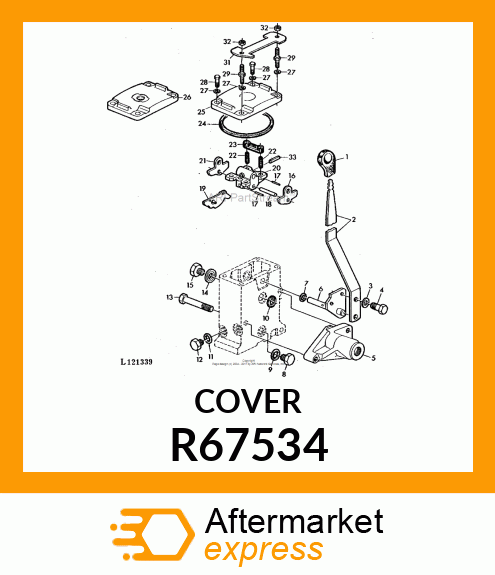 COVER, SCV HOUSING R67534