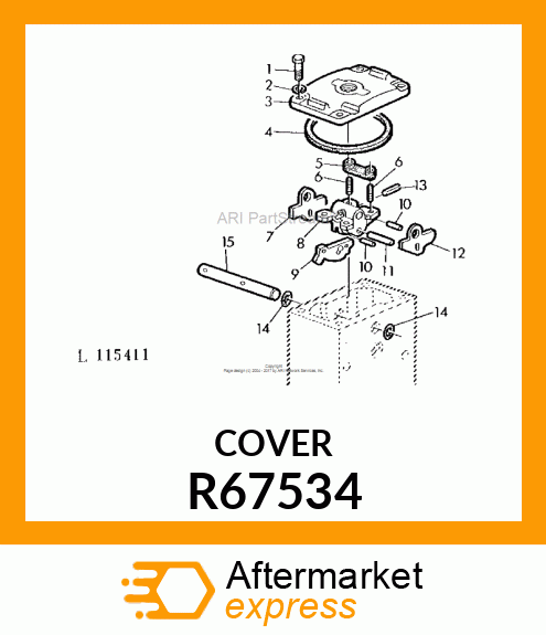 COVER, SCV HOUSING R67534