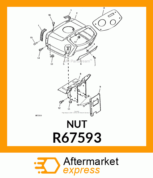 NUT, SPECIAL R67593