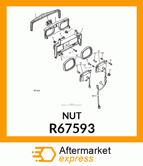 NUT, SPECIAL R67593