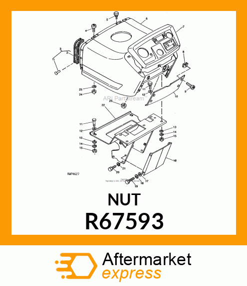 NUT, SPECIAL R67593