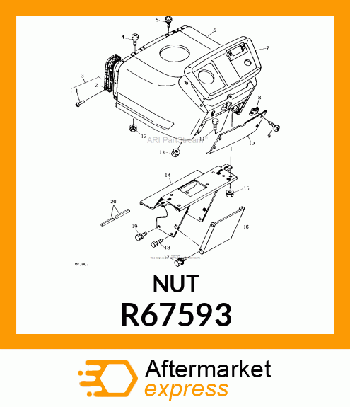 NUT, SPECIAL R67593