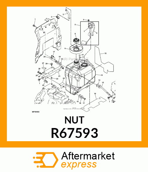 NUT, SPECIAL R67593