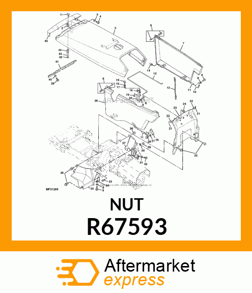 NUT, SPECIAL R67593