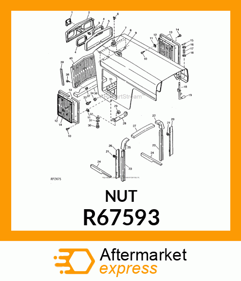 NUT, SPECIAL R67593