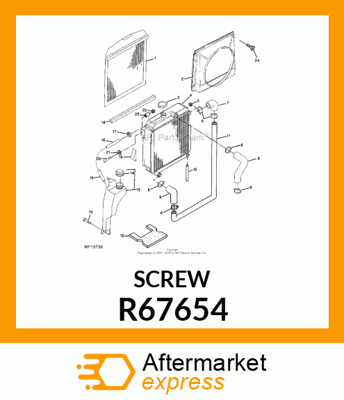 SCREW,SPECIAL CAP R67654