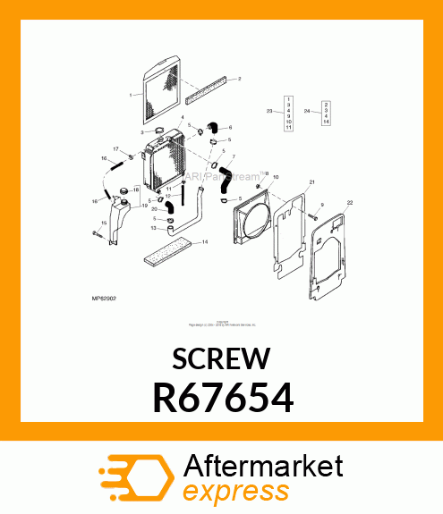 SCREW,SPECIAL CAP R67654