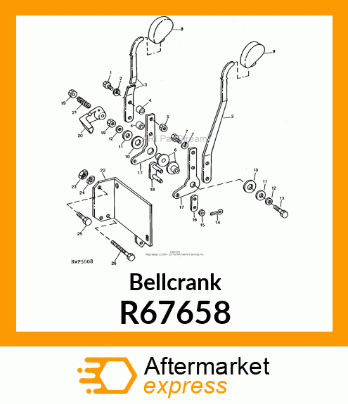 Bellcrank R67658