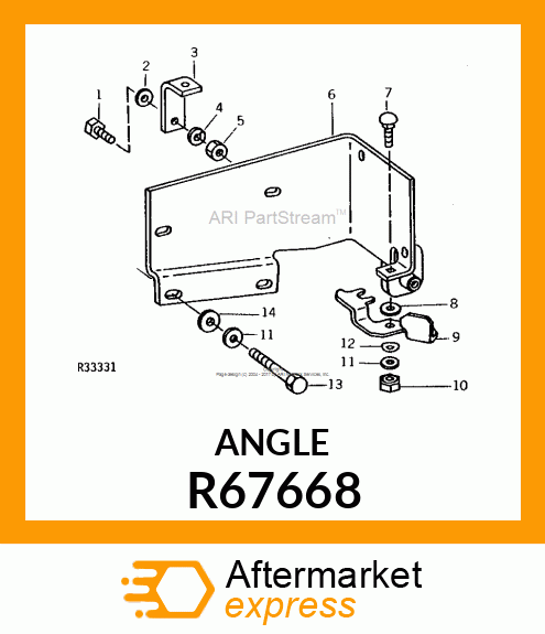 BRACKET R67668