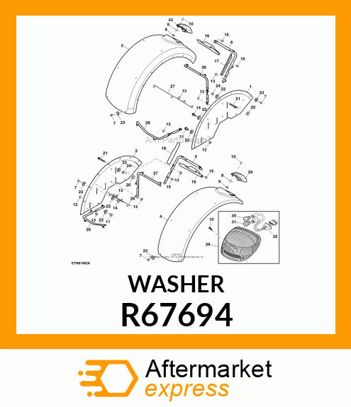 WASHER, SPECIAL R67694