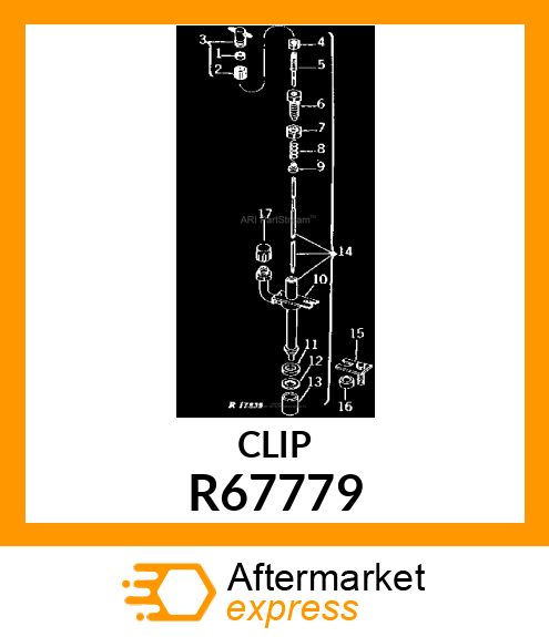 CLAMP, NOZZLE R67779