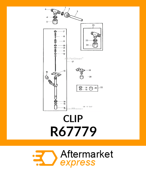 CLAMP, NOZZLE R67779