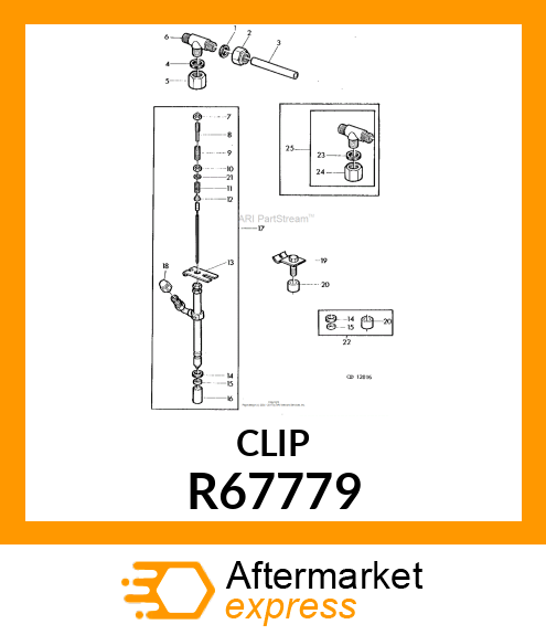 CLAMP, NOZZLE R67779