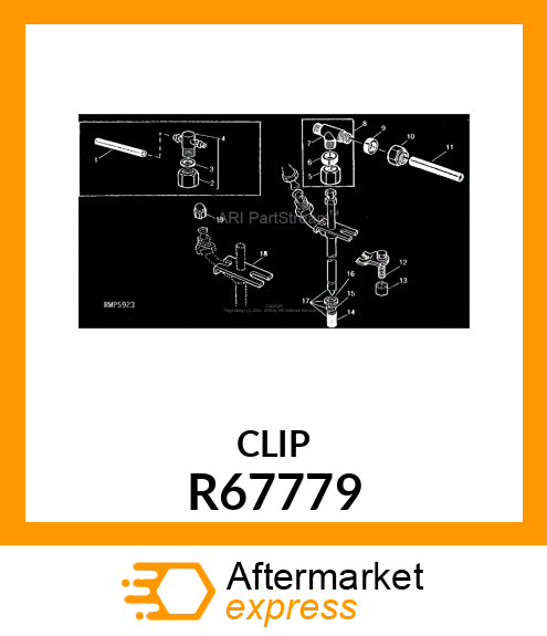 CLAMP, NOZZLE R67779