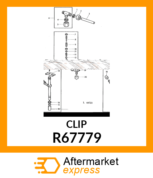 CLAMP, NOZZLE R67779