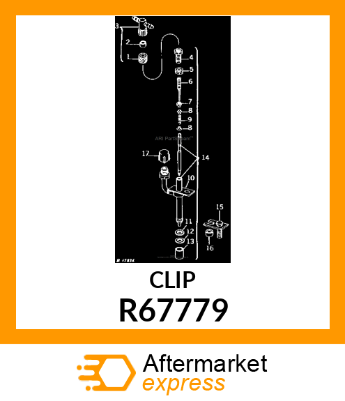 CLAMP, NOZZLE R67779