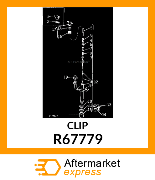 CLAMP, NOZZLE R67779