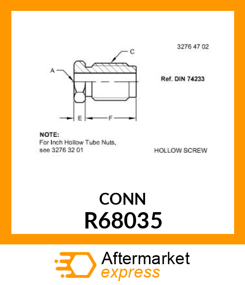 TUBE NUT R68035