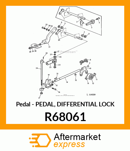 Pedal R68061