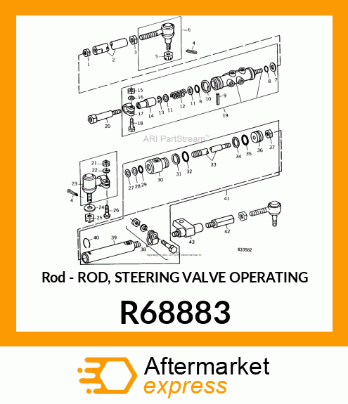 Rod - ROD, STEERING VALVE OPERATING R68883