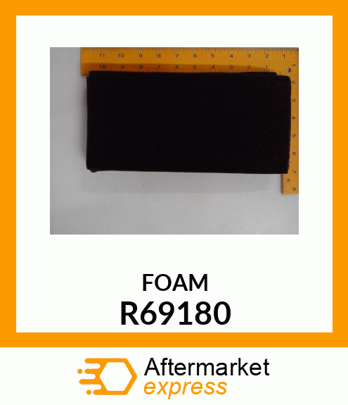 FILTER, POLYESTER FOAM (45PPI) R69180