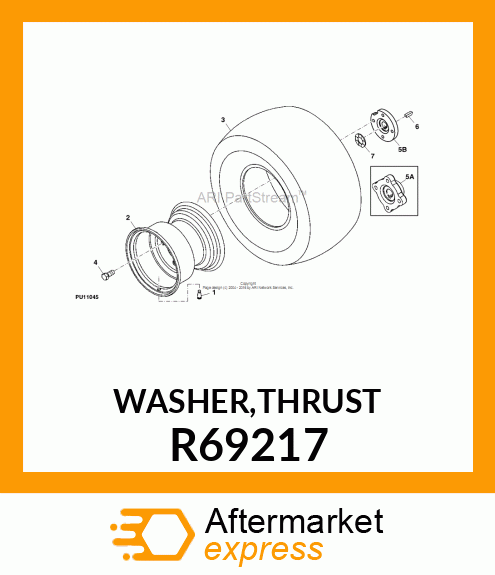 WASHER,THRUST R69217