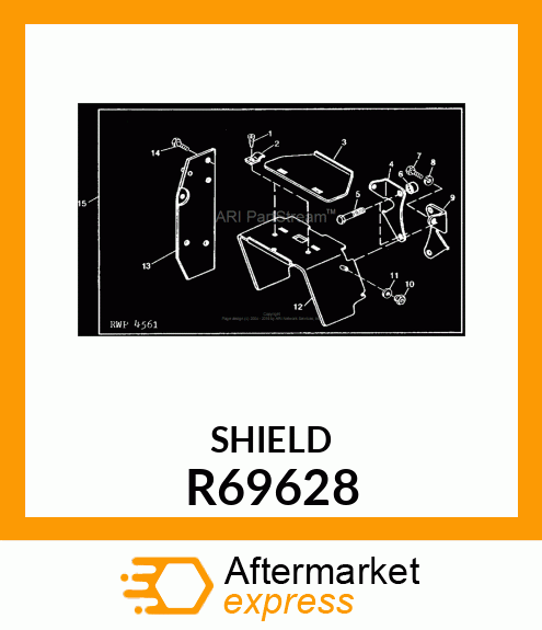 SHIELD, PTO MASTER R69628