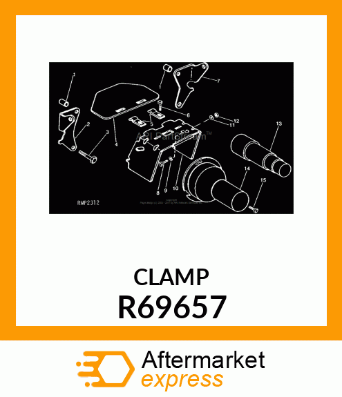 CLAMP, HINGE R69657