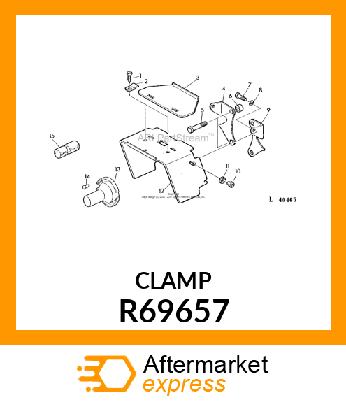 CLAMP, HINGE R69657