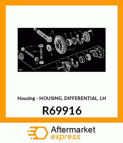 Housing - HOUSING, DIFFERENTIAL, LH R69916