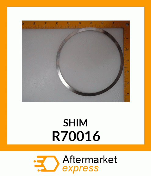 SHIM, 0.25 STEEL R70016