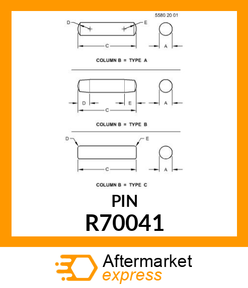 ROLLER, BEARING R70041