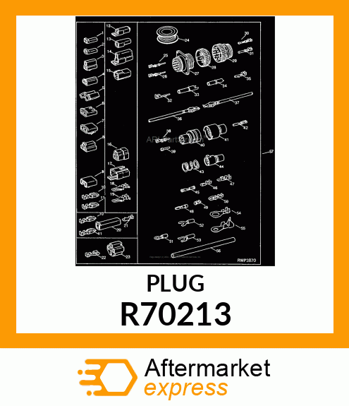 ELEC. CONNECTOR HOUSING, THREE WAY R70213