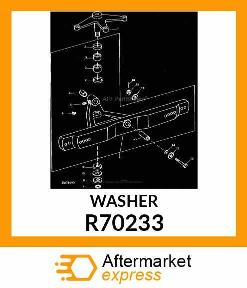 Washer - WASHER (Part is Obsolete) R70233