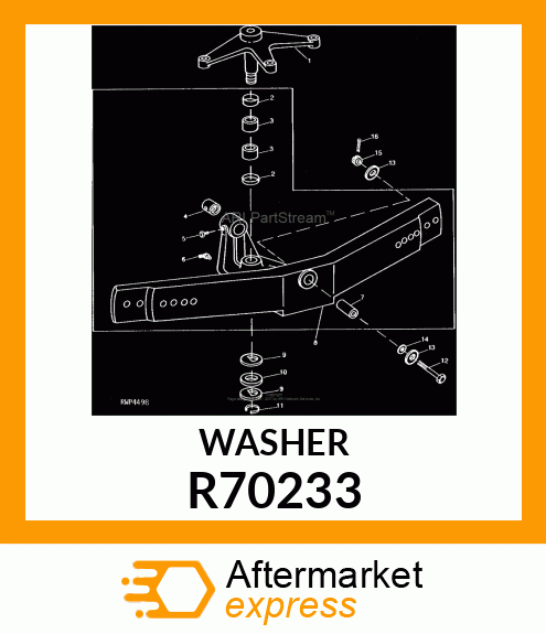 Washer - WASHER (Part is Obsolete) R70233