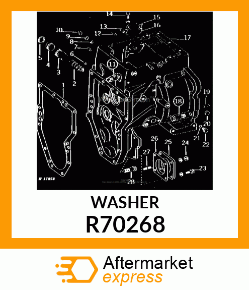 WASHER, SPECIAL R70268