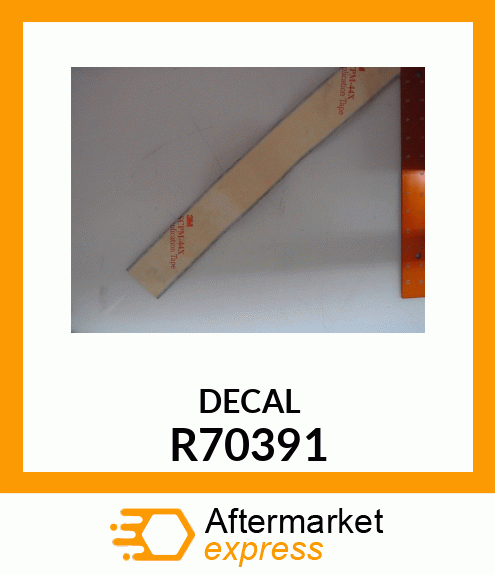 LABEL, HOOD TRIM, FRONT R70391