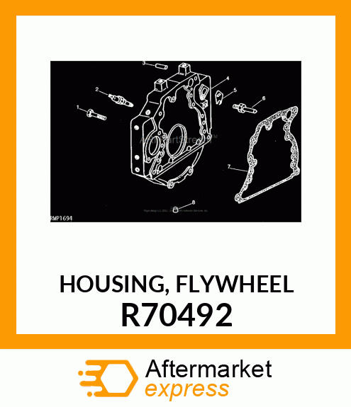 HOUSING, FLYWHEEL R70492