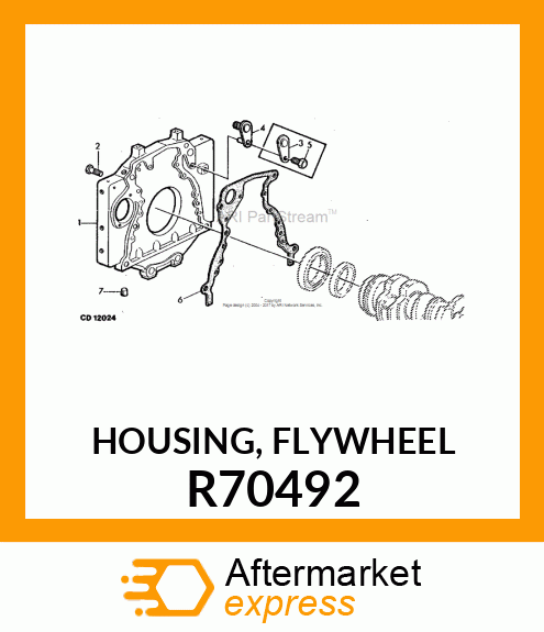 HOUSING, FLYWHEEL R70492