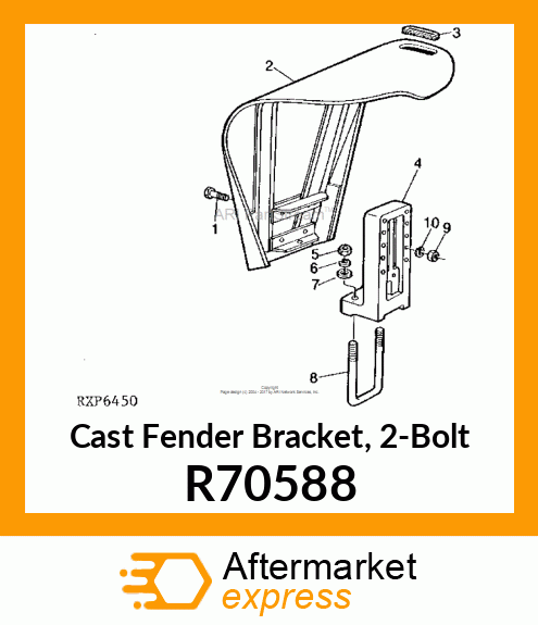 SUPPORT, FENDER R70588