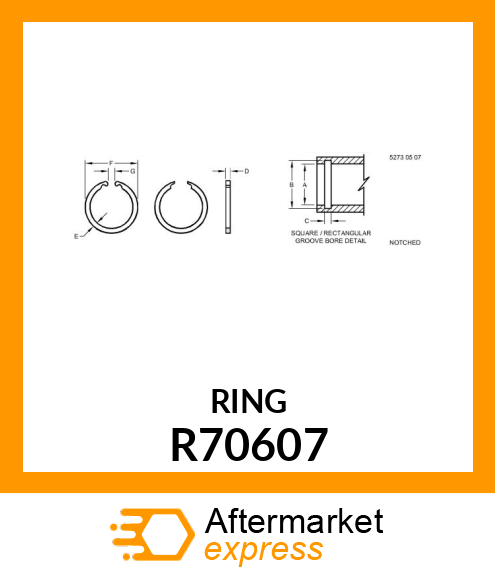 RING, SNAP R70607